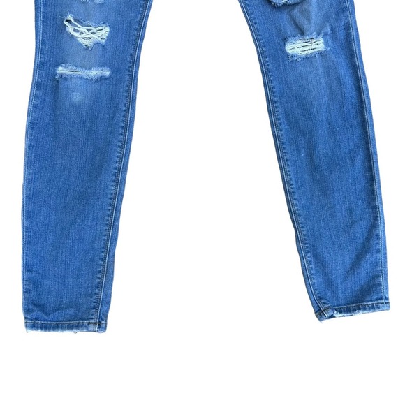 Hudson Super Skinny Jeans Womens Mid Rise Distressed Ankle Stretch 25 - Picture 7 of 15